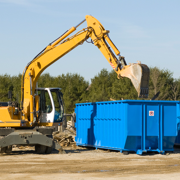 what size residential dumpster rentals are available in Lamar County Alabama